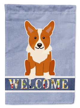 Corgi Welcome Flag Garden Size BB5681GF