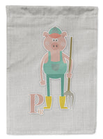 Alphabet P for Pig Flag Garden Size BB5741GF