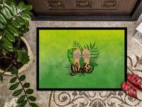 Aloha Flip Flops Indoor or Outdoor Mat 18x27 BB7449MAT