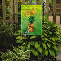 Aloha Pineapple Welcome Flag Garden Size BB7451GF