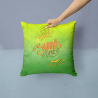 Summer Time Fabric Decorative Pillow BB7453PW1414