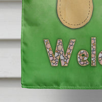 Flip Flops Welcome Flag Canvas House Size BB7454CHF