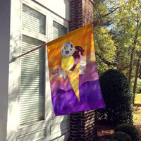 Halloween Sweets Ice Cream Skull Flag Canvas House Size BB7464CHF