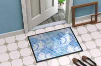 Beach Watercolor Abstract Waves Indoor or Outdoor Mat 24x36 BB7530JMAT