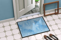 Beach Watercolor Waves Indoor or Outdoor Mat 24x36 BB7531JMAT
