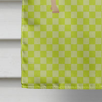 Charolais Cow Green Flag Canvas House Size BB7652CHF