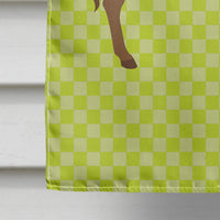 Cotentin Donkey Green Flag Canvas House Size BB7675CHF