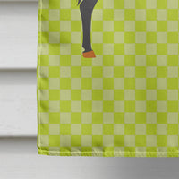 Catalan Donkey Green Flag Canvas House Size BB7681CHF