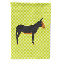 Catalan Donkey Green Flag Canvas House Size BB7681CHF