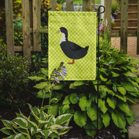 Blue Swedish Duck Green Flag Garden Size