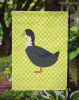 Blue Swedish Duck Green Flag Garden Size