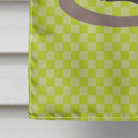 Coypu Nutria River Rat Green Flag Canvas House Size BB7705CHF