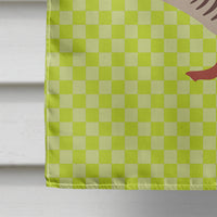 Chinese Goose Green Flag Canvas House Size BB7722CHF