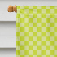 Arabian Horse Green Flag Canvas House Size BB7737CHF