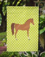 Arabian Horse Green Flag Garden Size