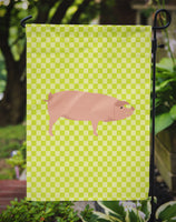 American Landrace Pig Green Flag Garden Size