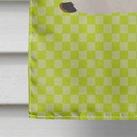 California White Rabbit Green Flag Canvas House Size BB7793CHF