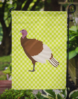 Bourbon Red Turkey Hen Green Flag Garden Size