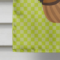 Bronze Turkey Green Flag Canvas House Size BB7812CHF