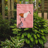 Alpine Goat Pink Check Flag Garden Size BB7880GF
