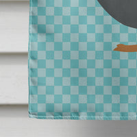 Blue Swedish Duck Blue Check Flag Canvas House Size BB8036CHF