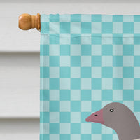 Buff Grey Back Goose Blue Check Flag Canvas House Size BB8075CHF