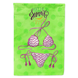 Bikini Swimsuit Green Polkadot Flag Canvas House Size BB8200CHF