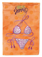 Bikini Swimsuit Orange Polkadot Flag Garden Size BB8203GF