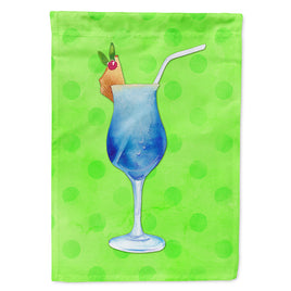 Summer Cocktail Green Polkadot Flag Canvas House Size BB8230CHF