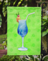 Summer Cocktail Green Polkadot Flag Garden Size BB8230GF