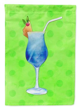 Summer Cocktail Green Polkadot Flag Garden Size BB8230GF
