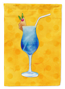 Summer Cocktail Yellow Polkadot Flag Garden Size BB8232GF