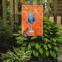Summer Cocktail Orange Polkadot Flag Garden Size BB8233GF
