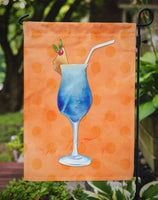 Summer Cocktail Orange Polkadot Flag Garden Size BB8233GF