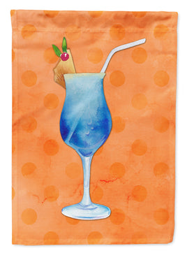 Summer Cocktail Orange Polkadot Flag Garden Size BB8233GF