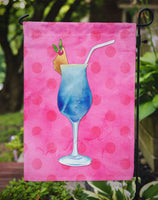 Summer Cocktail Pink Polkadot Flag Garden Size BB8234GF