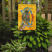 Blue Crab Yellow Polkadot Flag Garden Size BB8247GF