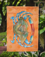 Blue Crab Orange Polkadot Flag Garden Size BB8248GF