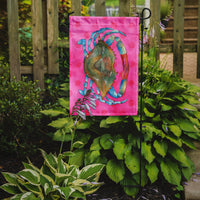 Blue Crab Pink Polkadot Flag Garden Size BB8249GF