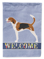 American Foxhound Welcome Flag Garden Size BB8271GF