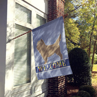 Cairn Terrier Welcome Flag Canvas House Size BB8286CHF