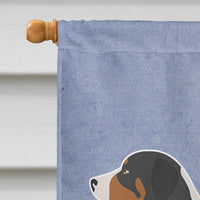 Appenzeller Sennenhund Welcome Flag Canvas House Size BB8288CHF