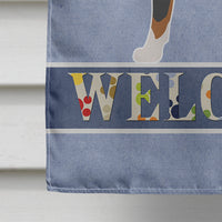 Appenzeller Sennenhund Welcome Flag Canvas House Size BB8288CHF