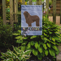 Bergamasco Shepherd Welcome Flag Garden Size BB8291GF