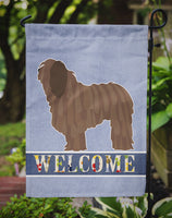 Bergamasco Shepherd Welcome Flag Garden Size BB8291GF