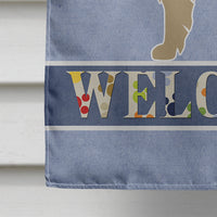 Catalan Sheepdog Welcome Flag Canvas House Size BB8295CHF