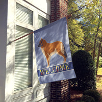 Belgian Tervuren Welcome Flag Canvas House Size BB8303CHF