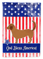 Alpine Dachsbrake American Flag Garden Size BB8351GF