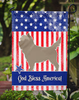 Cairn Terrier American Flag Garden Size BB8367GF