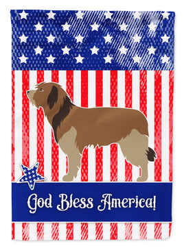 Catalan Sheepdog American Flag Garden Size BB8376GF